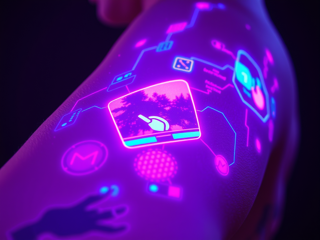 Écrans de Peau : Quand votre peau devient un écran interactif